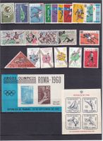 Joli lot sport, tous pays (5 scans)