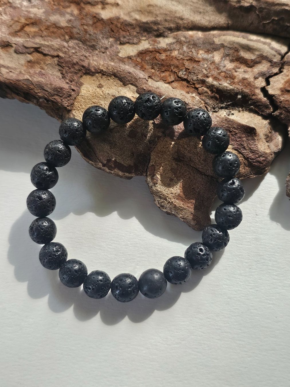 Bracciali & Braccialetti: Armband Lavastein schwarz – Usato da Zürich venduto da MaisonBelleCachet 1