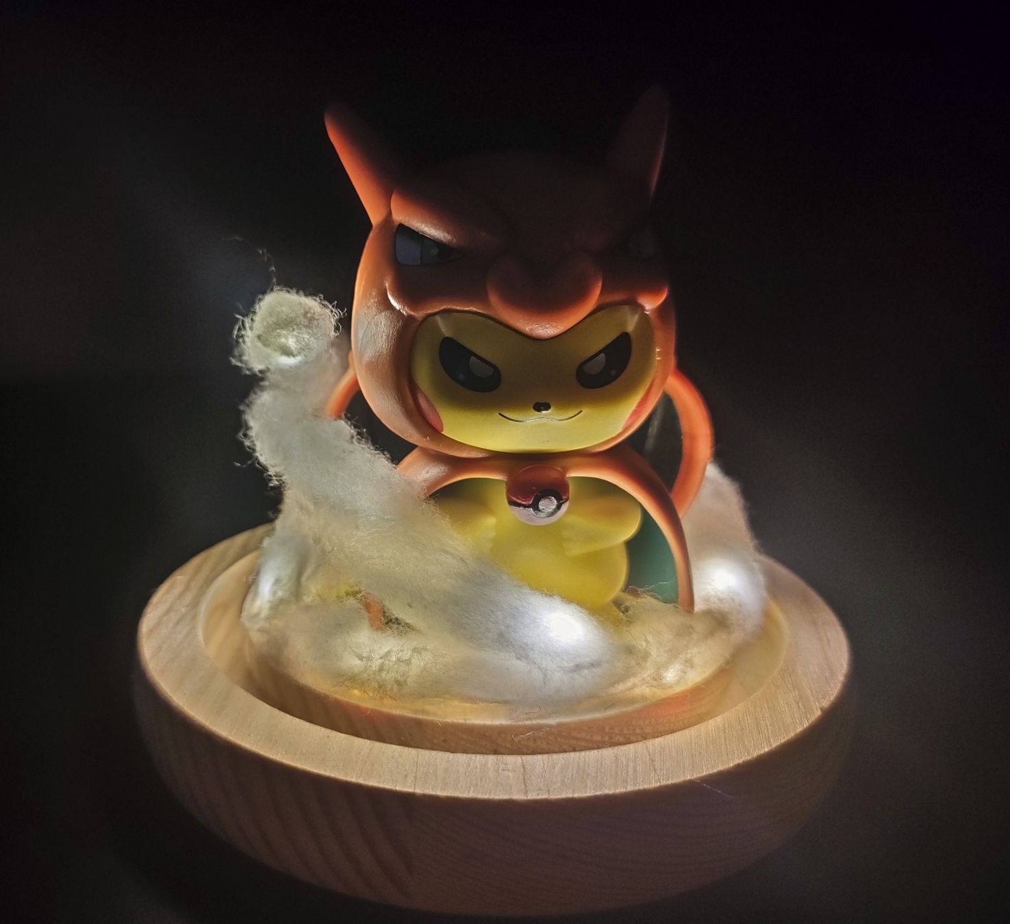 Statuette: Pikachu Poncho Dracaufeu - Piece unique MELONArt creation – Nuovo e nell'imballaggio originale da Vernier venduto da mel_8w79 3