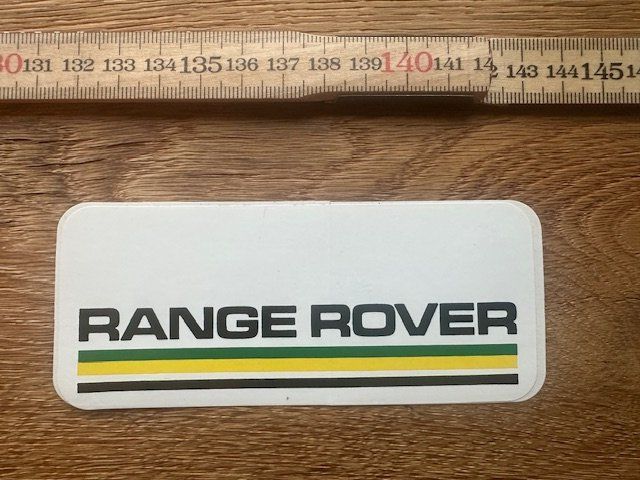 Range Rover Logo Vintage Aufkleber / Sticker (Gebraucht) in Möriken AG ...
