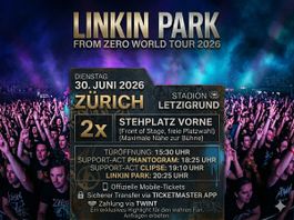 2x LINKIN PARK TICKETS - STEHPLÄTZE VORNE - ZÜRICH 30.06.26