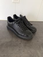 Alexander McQueen Black Python Oversized 45