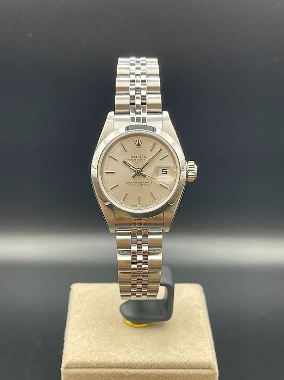 Rolex Orologi: Rolex Lady-Datejust 26 silver 71960 Full  set – Usato da Lugano venduto da luganotopwatches