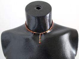 Neu, Modeschmuck Kette,  Länge max.18 cm