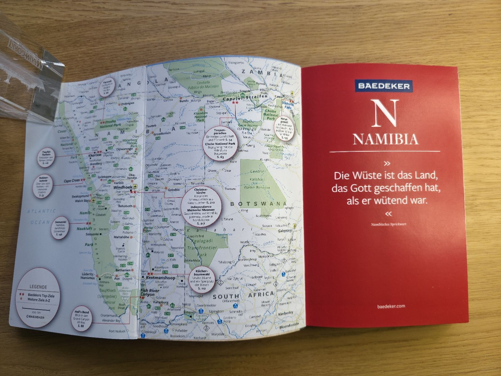 Libri: Reiseführer Namibia - Baedeker, top Zustand – Usato da Zürich venduto da Zanoni 2