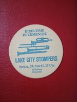 Bierdeckel Musik Lake City Strompers Ermensee Luzern 1987