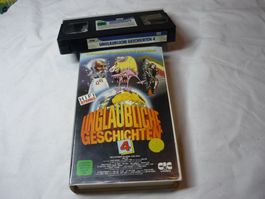 Rare VHS Erstausgabe - Unglaubliche Geschichten 4 - Horror