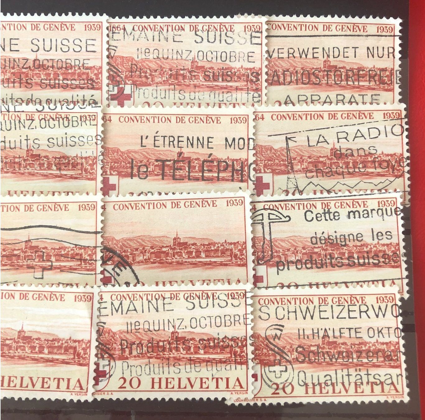Tutti i francobolli: Nr.240 mit Stempel Einsteckkarte Voll – Usato da Aarau venduto da Billa007 2