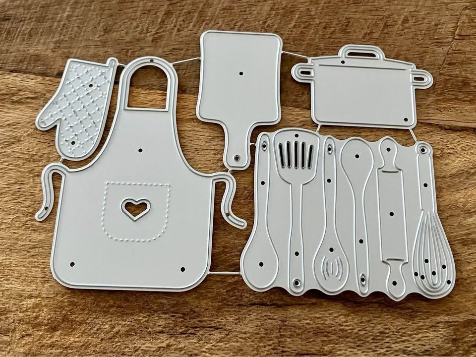 Sciablone: Neues Stanzschablonen-Set Kochen /  Backen / Küche – Nuovo e nell'imballaggio originale da Effretikon venduto da wenuss 3