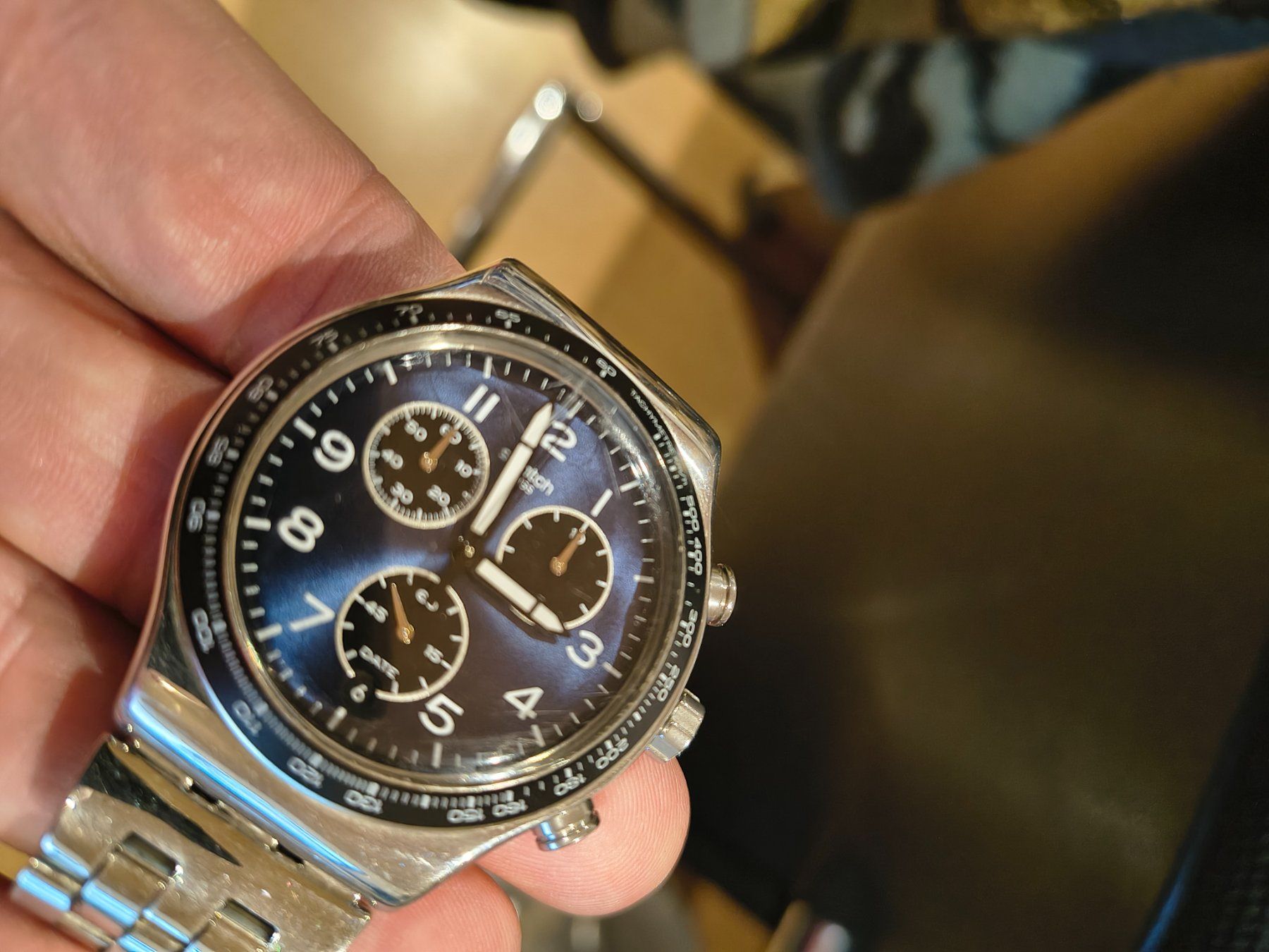 Swatch Orologi: Swatch Herren Armbanduhr – Usato da Oberägeri venduto da Runningiceman 2
