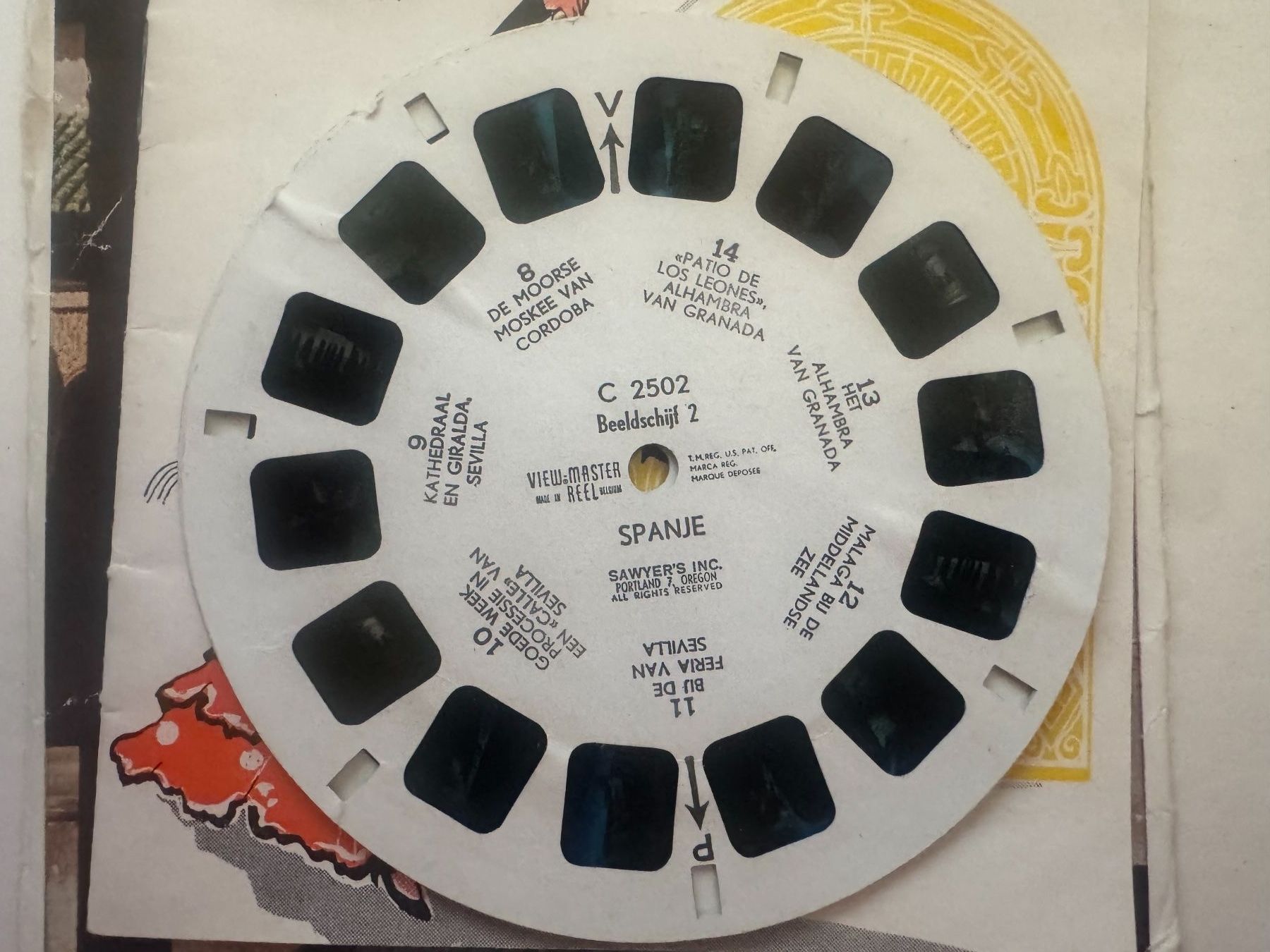 View-master Giocattoli: View-Master 3D: Nr. C 250 SPANJE - SPANIEN – Usato da Tegerfelden venduto da siebenmacky 6