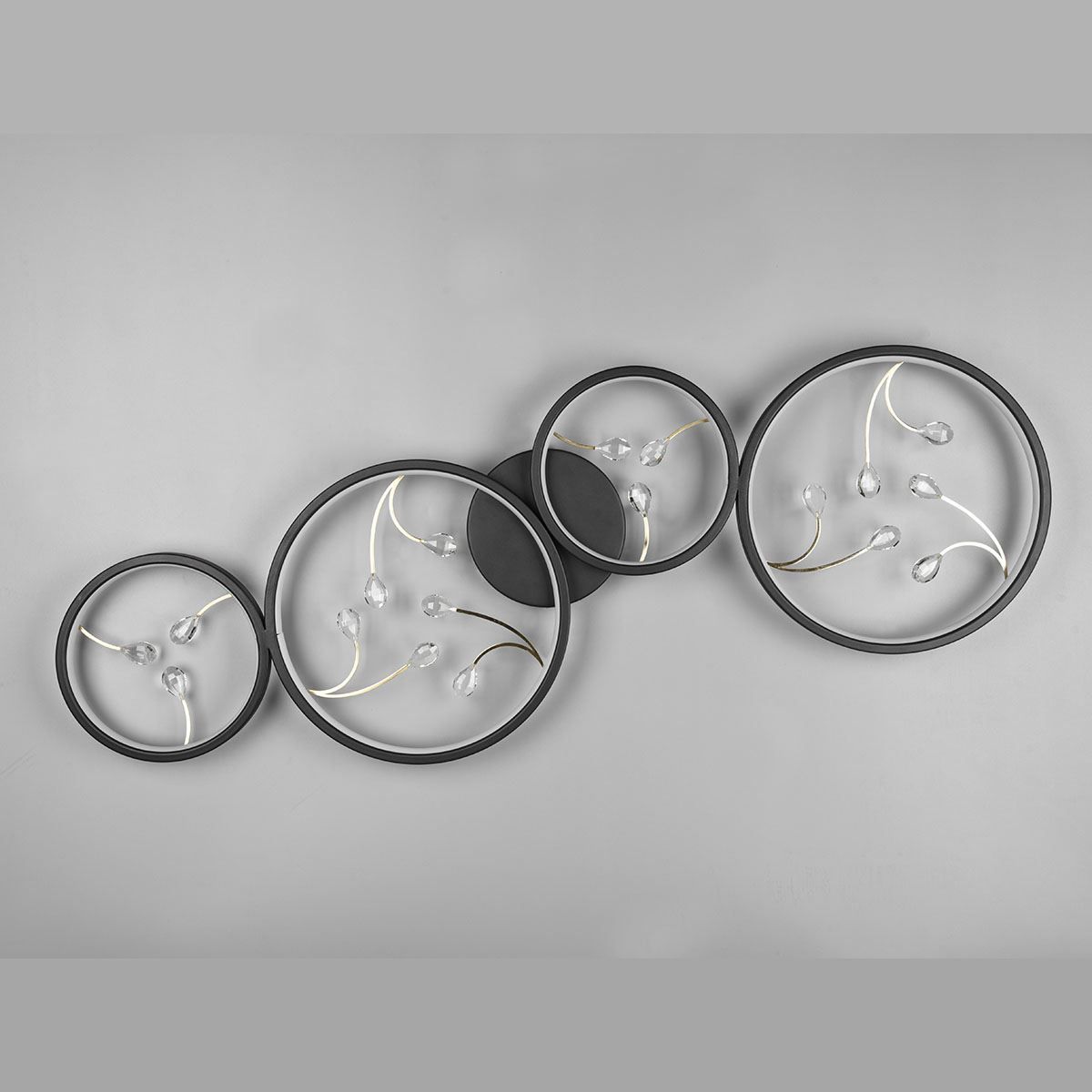 Lampadari & plafoniere: LED Deckenleuchte, Ringe, 95 cm x 40 cm – Nuovo (secondo la descrizione) da Kreuzlingen venduto da Smart-Light 3