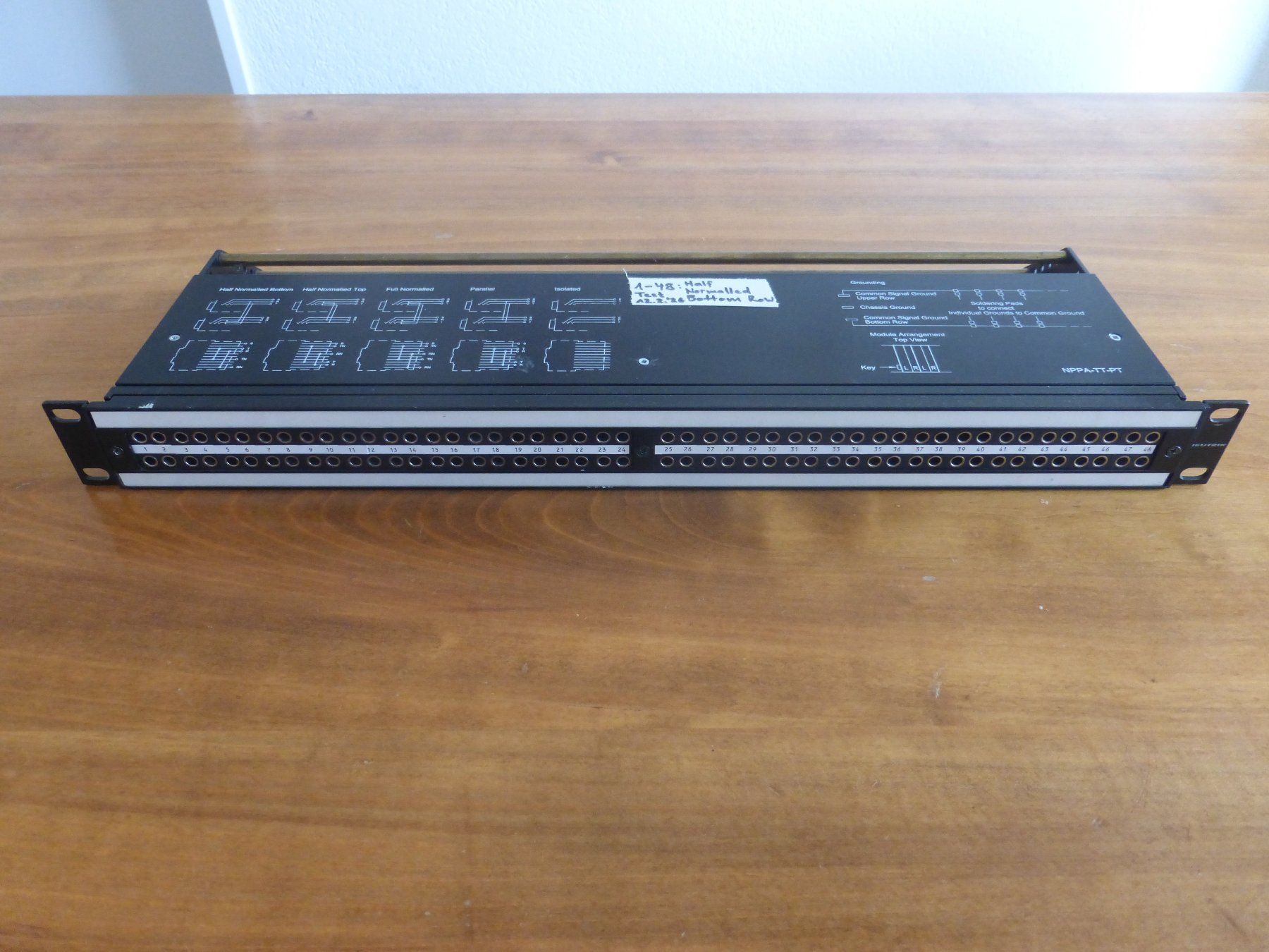 Neutrik Cavi: Neutrik NPPA TT PT Patchbay Nr.1 – Usato da Zumikon venduto da psisound