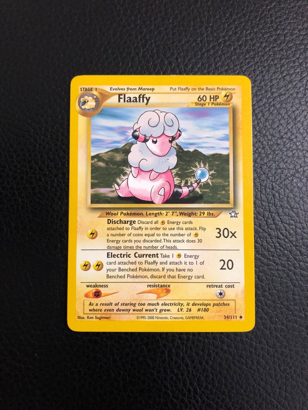 Pokémon Cartes à collectionner: Neo Genesis Flaaffy 34/111 Ab 1 – D'occasion à Paradiso par Pkmn10