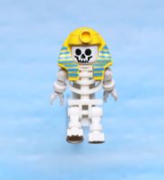LEGO Minifigur Skeleton with Standard Skull, Yellow Mummy He