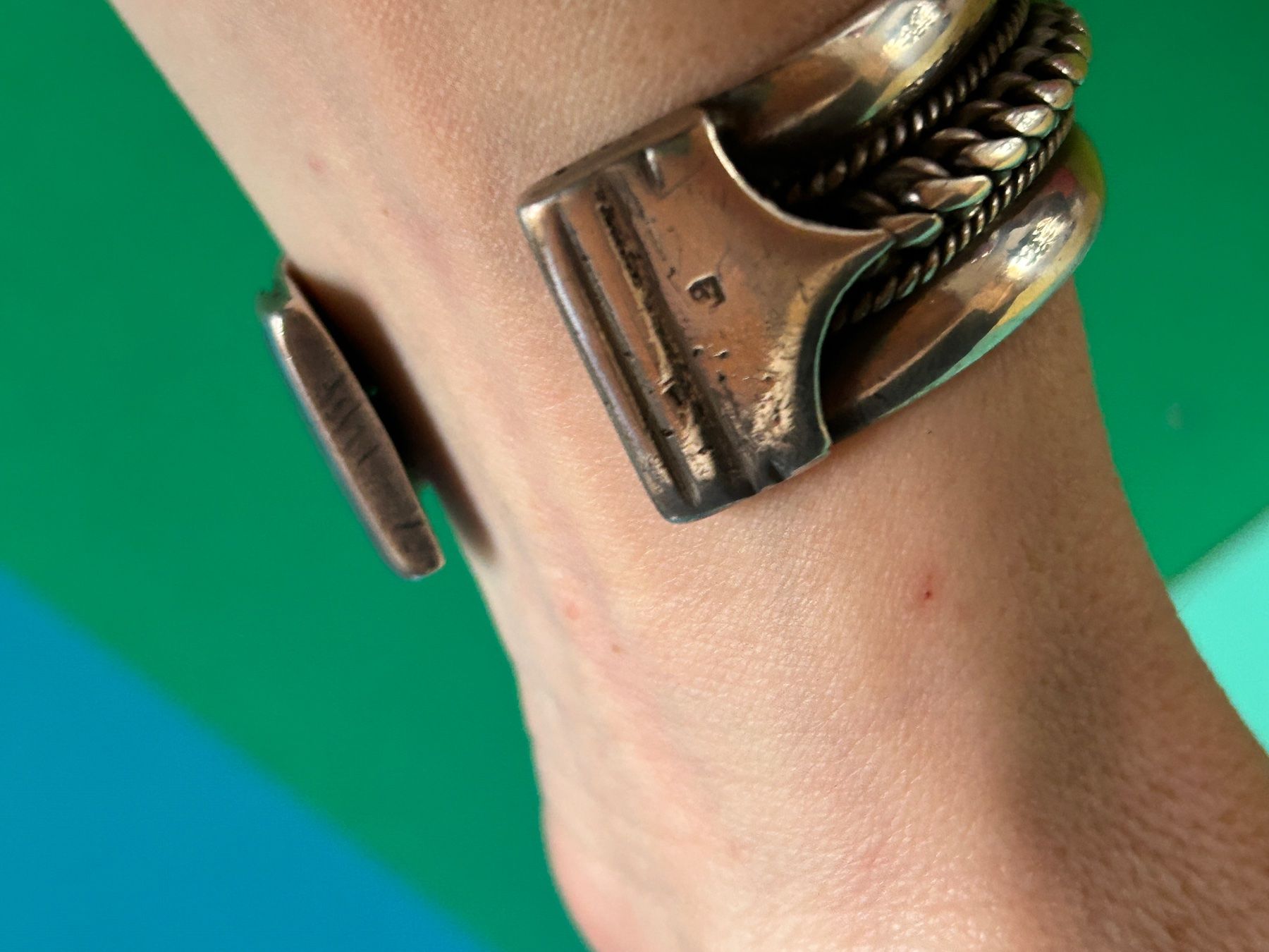 Bracciali & Braccialetti: Silber Armspange massiv, Vintage – Usato da Laufen venduto da belleskulptur 4