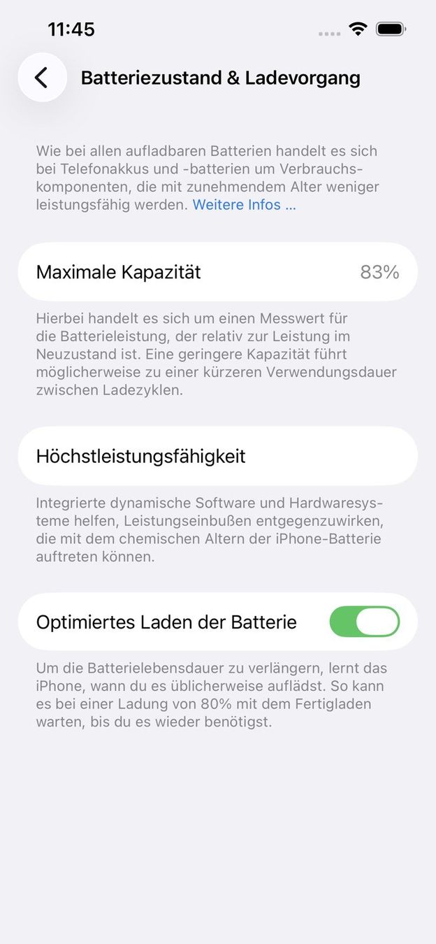 Apple Handys / Smartphones: iPhone 13 Pro 128 GB Graphit - Akku 83%, mit Hülle – Gebraucht aus Zürich von Kollege7 8