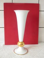 Vase aus Pozellan, Rosentahl, 14K Goldmalerei, 29cm hoch
