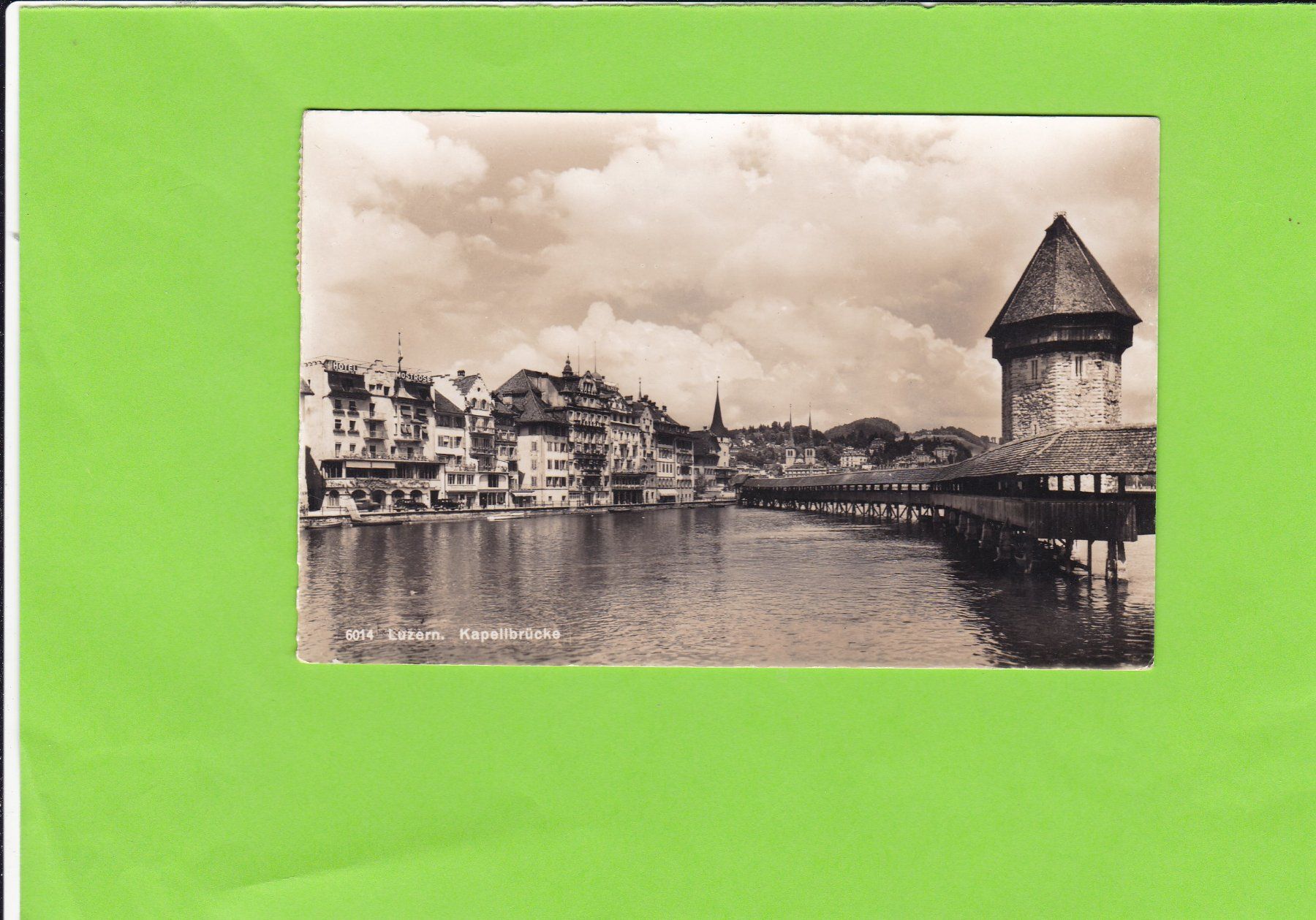 Cartes postales: Luzern-Kapellbrücke-Wasserturm – D'occasion à St. Peterzell par neckertal