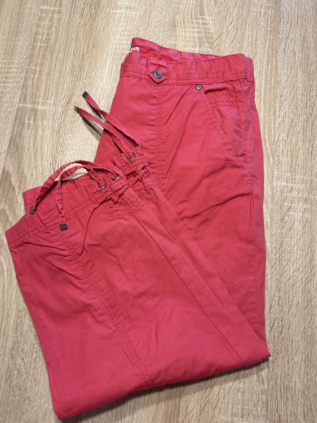 Pantaloni: 3/4 Sommerhose rot  von Chicorée – Usato da Brunnen venduto da Nala2929 5