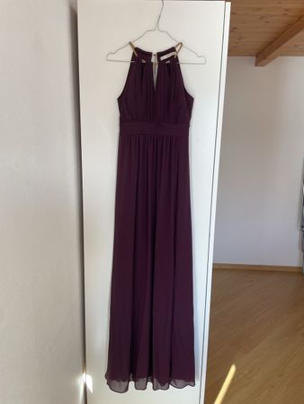 Jake*s Kleid, Grösse 32, rot/lila, festlich und elegant
