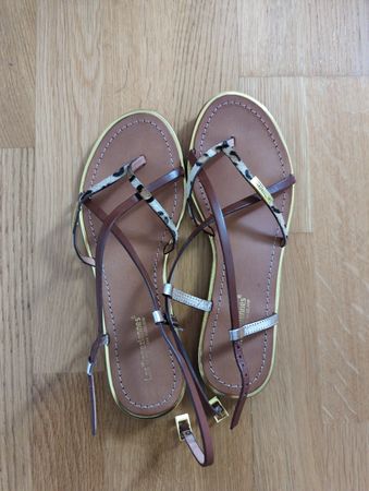 Sandale/Sommerschuhe Les Tropéziennes Gr. 39 Leder braun