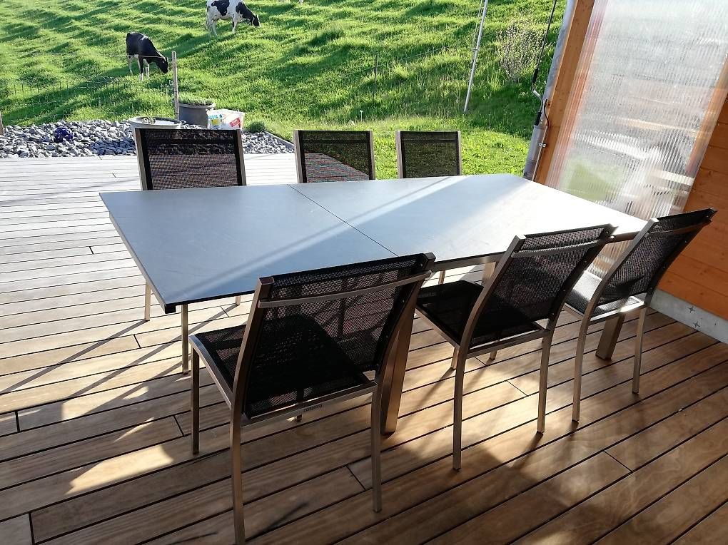 Tischgruppe: Gartentisch mit Stühlen – Gebraucht aus Lyss von Ursprung1 1