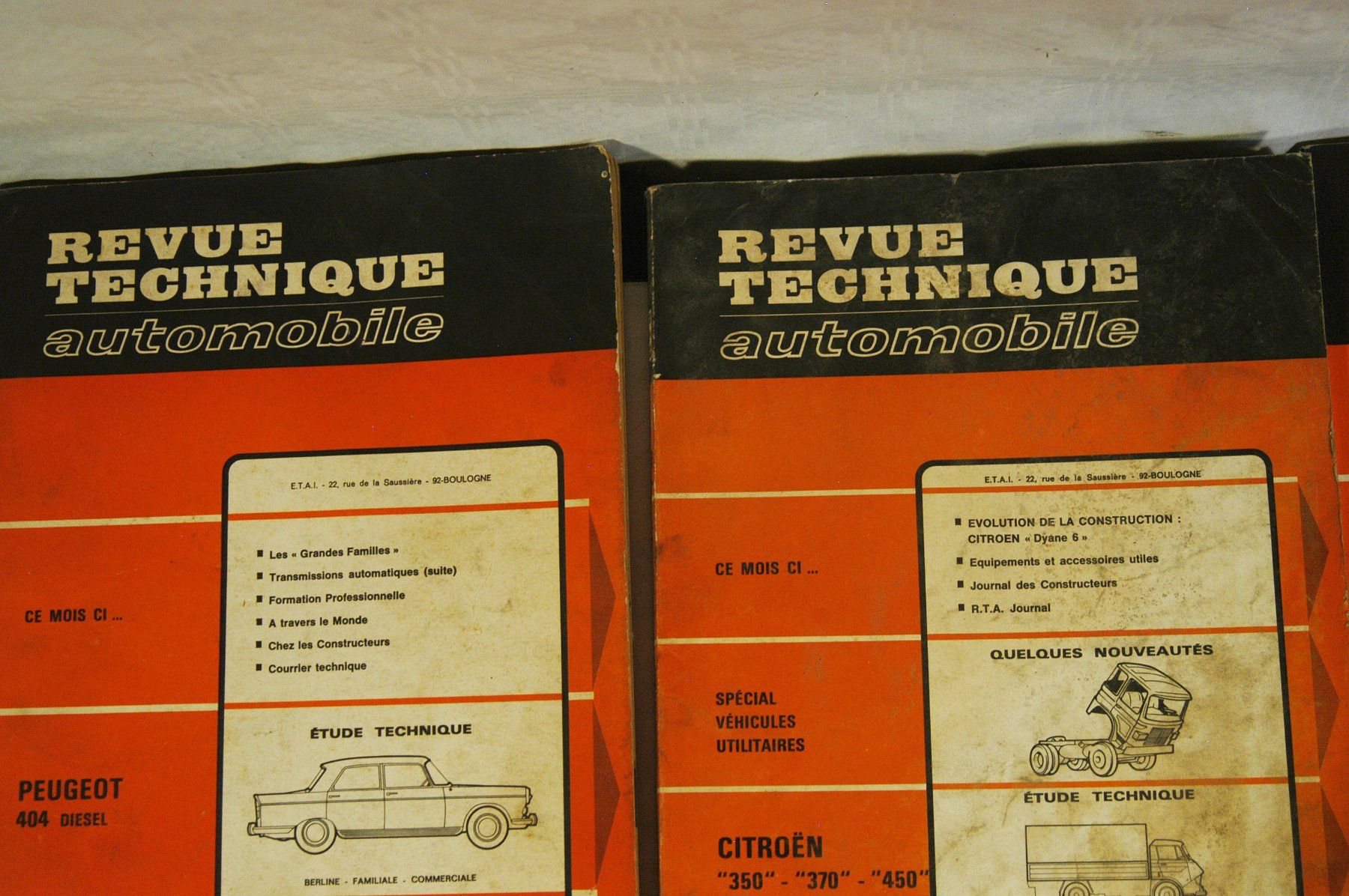 Libri: Revue Technique Automobile franz. – Usato da Herisau venduto da Wisen 1