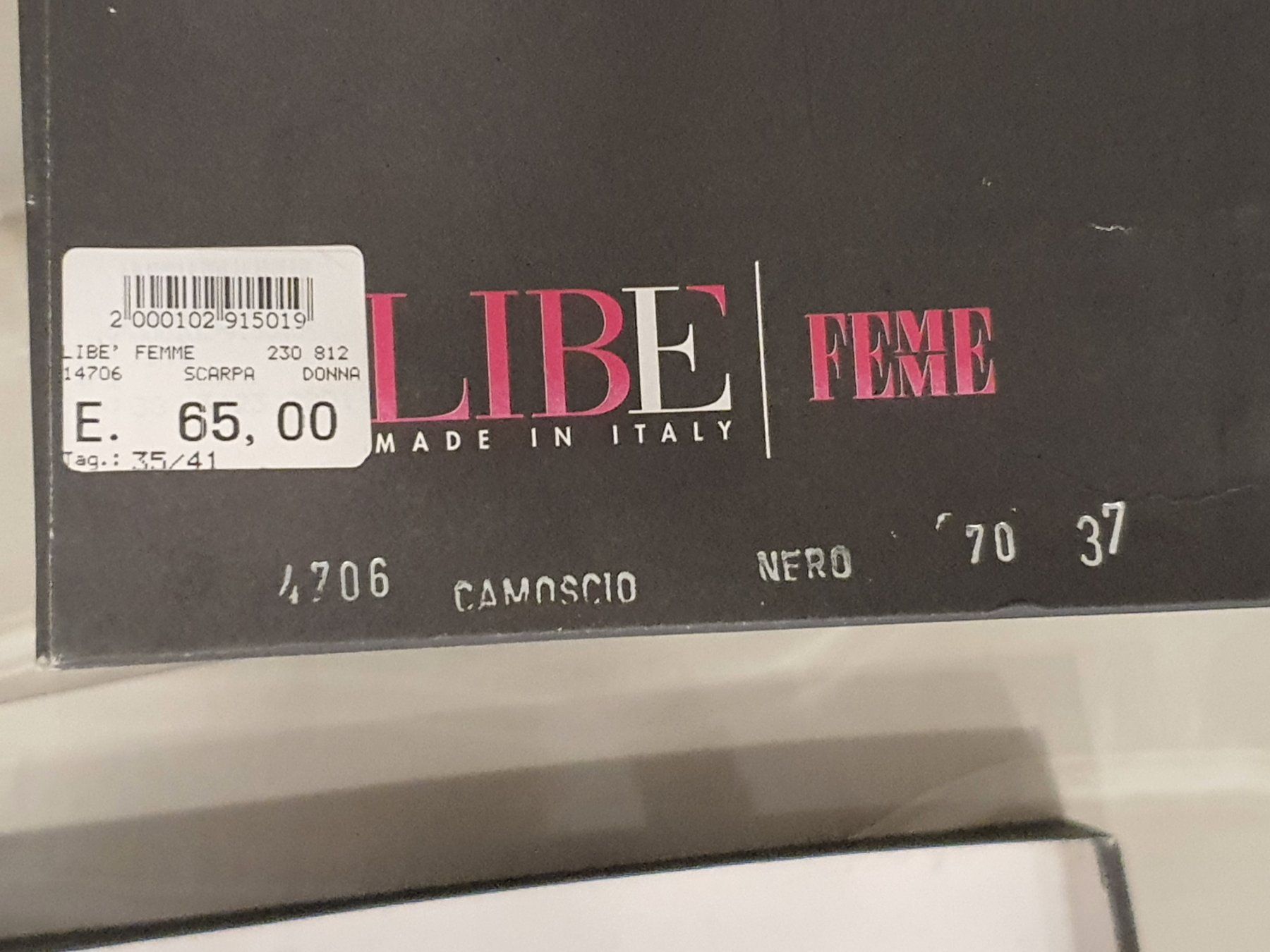 Scarpe da donna: Escarpins en daim noir 37 petit. – Usato da CASLANO venduto da Bebesa 8