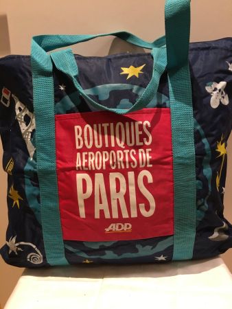 Vintage Reisetasche  BOUTIQUES AEROPORT DE PARIS, de Gaulle