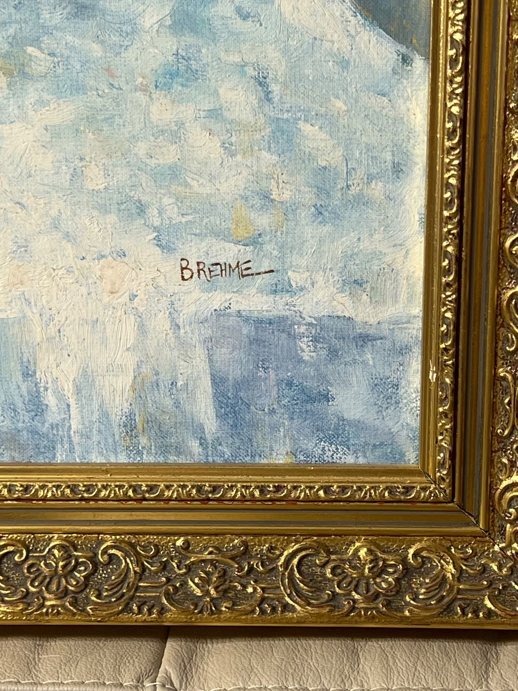 Gemälde: Zwei Impressionistische Elemente von BREHME! – Gebraucht aus Basel von pmART 7