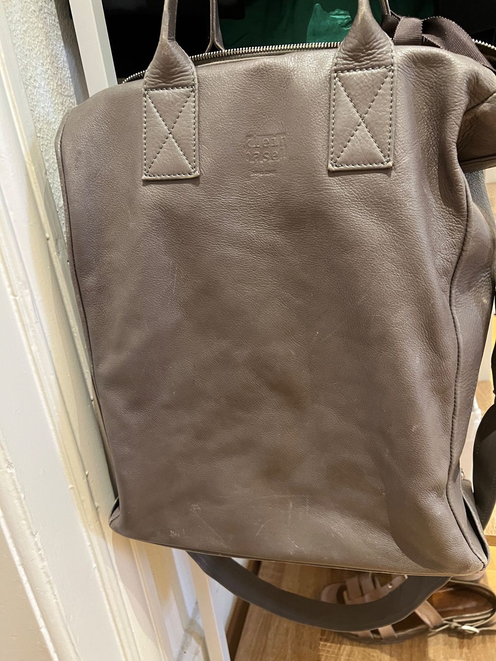Kleinbasel Borse da donna: kleinbasel by Tanja Klein graue Tasche Big – Usato da Basel venduto da gletscher69 5