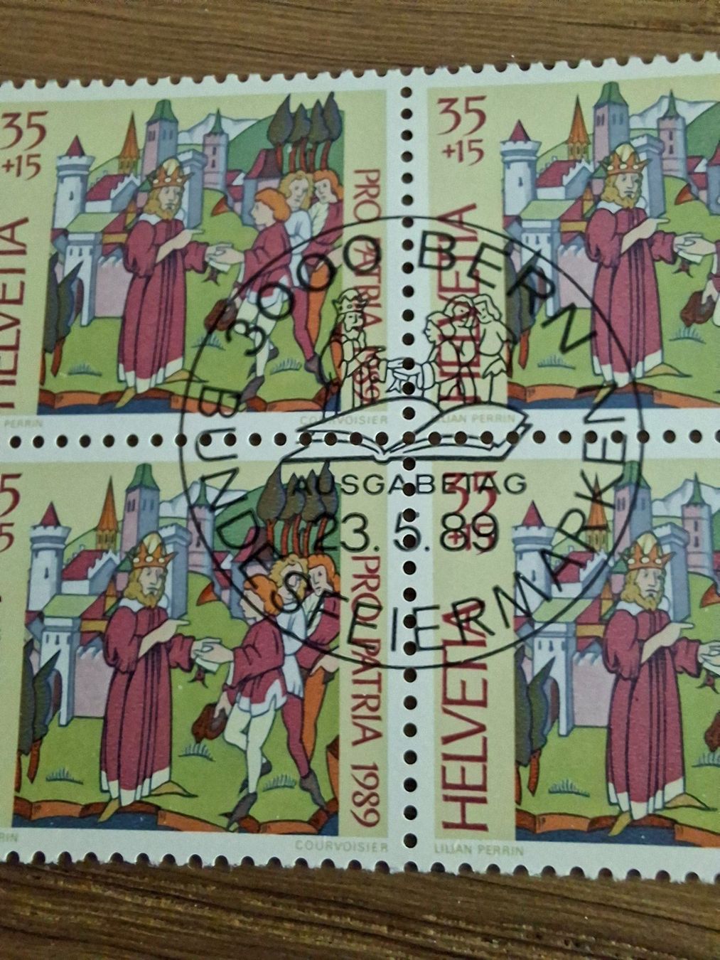 Tutti i francobolli: 4er Blocks: Pro Patria 1989 – Nuovo (secondo la descrizione) da Hinterkappelen venduto da 1399 3