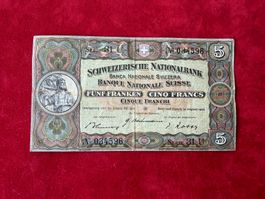 5 Francs - 31. August 1946  Wilhelm TELL - Sehr Schön / TTB