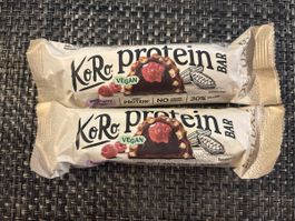 2x Koro Protein Bar in Raspberry Choc