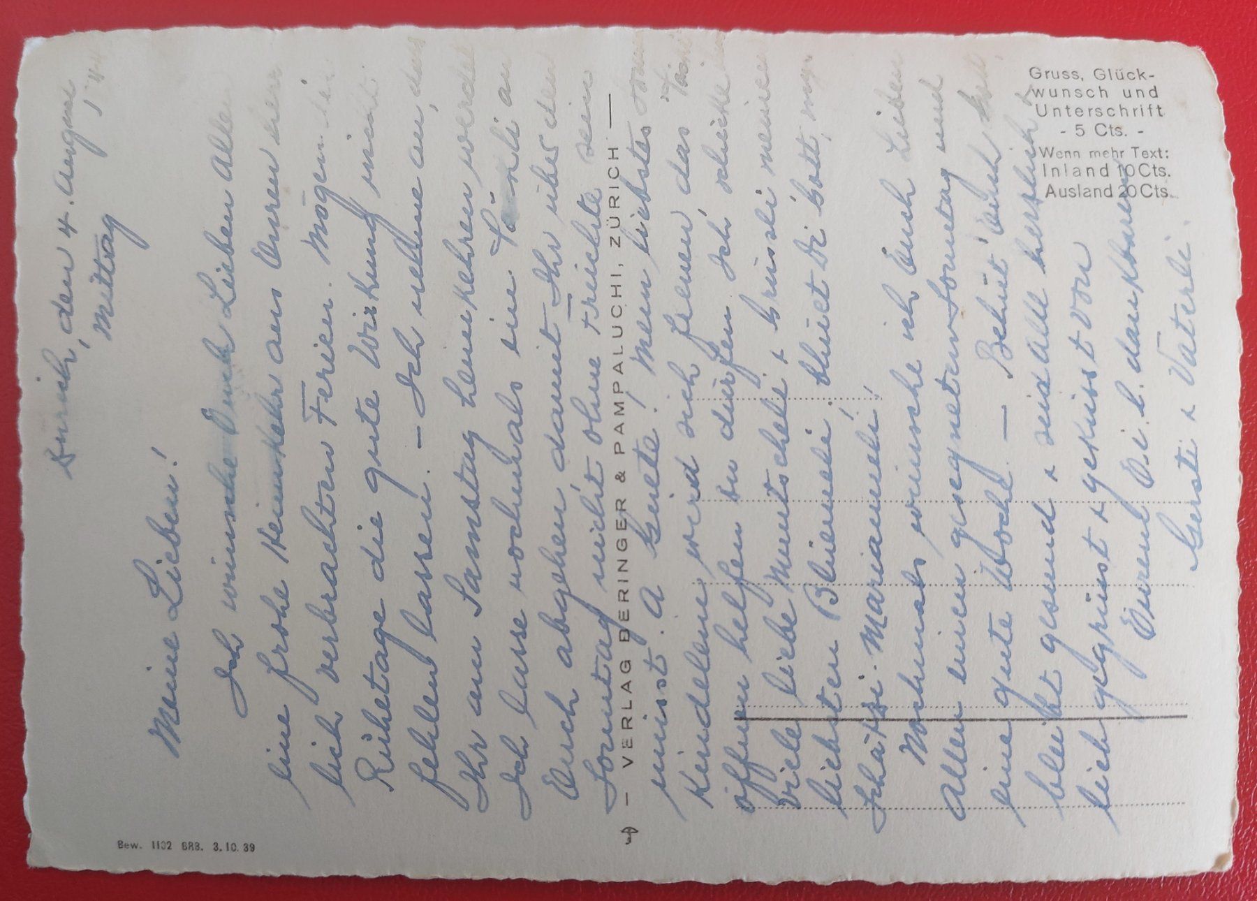 Cartoline postali: Zürich : Heimhaus – Usato da St-Légier-La Chiésaz venduto da Theo005 1