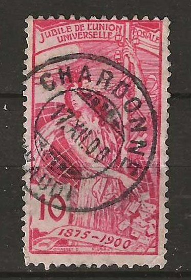 Tous les timbres: CH078 - UPU 1900 10 ct.  obl. Chardonne – D'occasion à Trélex par Phil_Albert