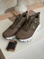 New brown/khaki ON shoes size 42. Worn one time