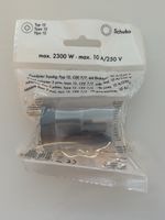 Fixadapter 3-polig Typ 12 mit Dichtun CEE 7/7 neu