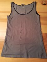 Graues Achselshirt/Top, H&M, Gr. S