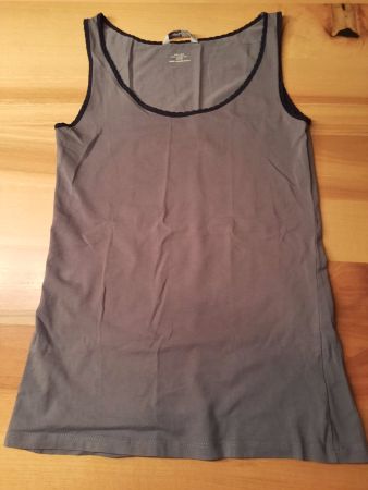 Graues Achselshirt/Top, H&M, Gr. S