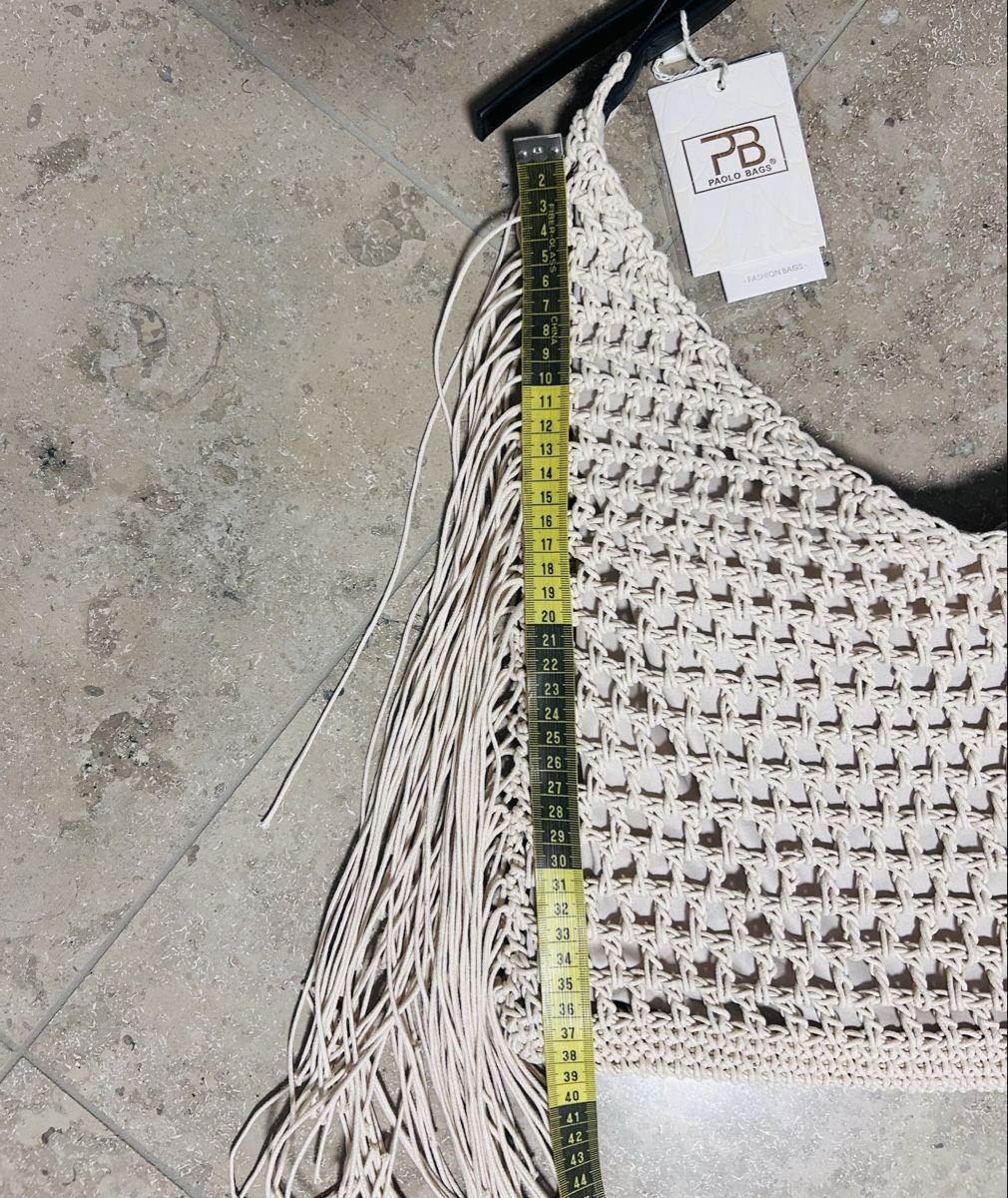 Sacs femmes: Tasche gehäkelt beige mit Fransen, NEU – Neuf avec emballage d'origine à Zürich par diva1972 5