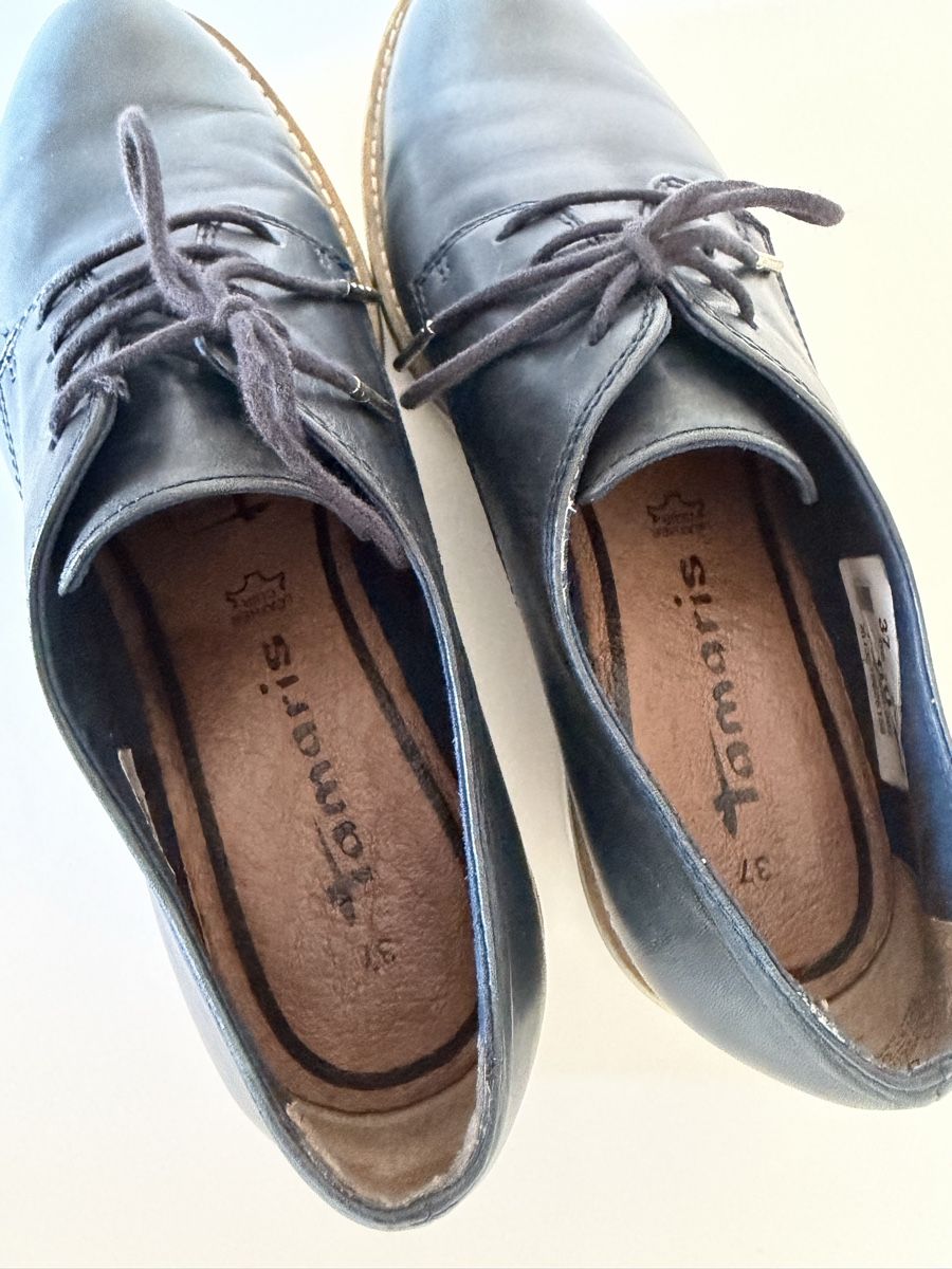 Tamaris Damenschuhe: Tamaris Schnürschuhe Gr. 37  Leder – Gebraucht aus Basel von Ksjusha 3