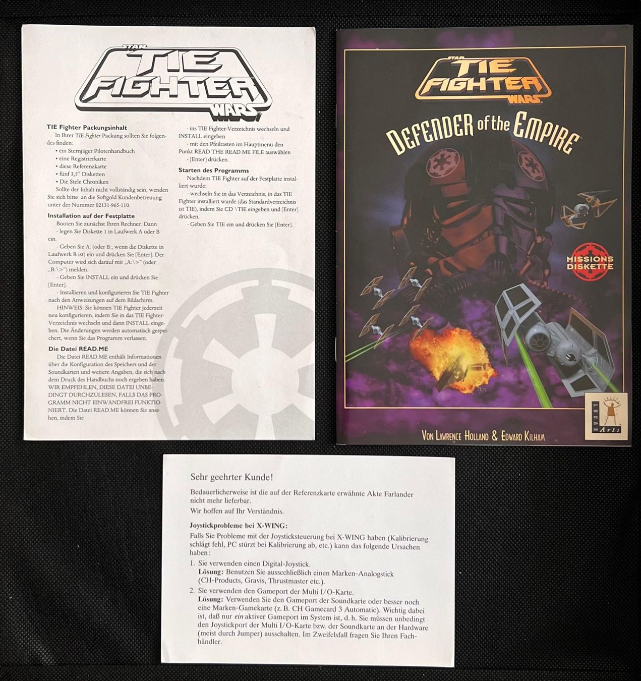 Giochi: PC Big Box Star Wars Tie Fighter Floppy Version – Usato da Schachen LU venduto da retrogamer 2