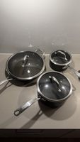 Kuhn Rikon Pfannenset 3-teilig mit Deckeln gebraucht