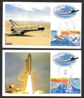 4 Maximumkarten USA Serie 1481-1488 Columbia Mission 1982