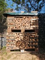 Brennholz für Sichtschutzwand