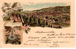 Souvenier de La Chaux de Fonds  1898