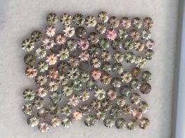 SPINELLE   Frühlingsfarben /  2mm  50 Stück
