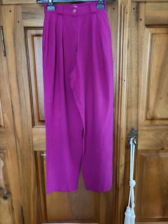 Mani Seidenhose, Gr. 38, Pink, Made in Italy, Top Zustand!
